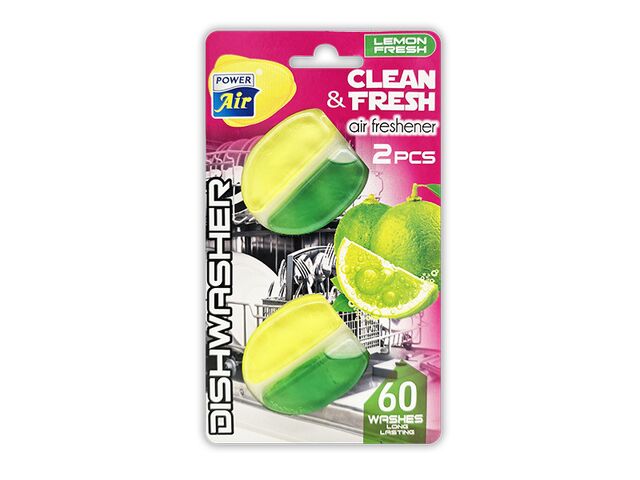 Obrázek produktu Vůně do myčky Clean&Fresh Lemon POWER AIR, 2 ks