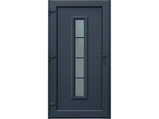 Dveře vchodové plastové Tenerife, antracit, levé, 98x208cm