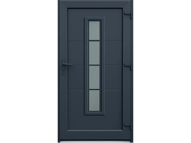 Obrázek produktu Dveře vchodové plastové Tenerife, antracit, pravé, 98x208cm