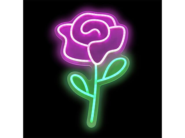 Obrázek produktu Svítidlo nástěnné Neon LED Růže