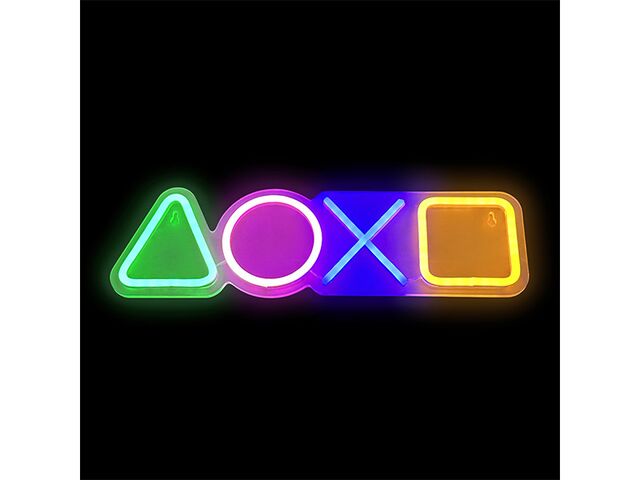 Obrázek produktu Svítidlo nástěnné Neon LED Gamepad buttons