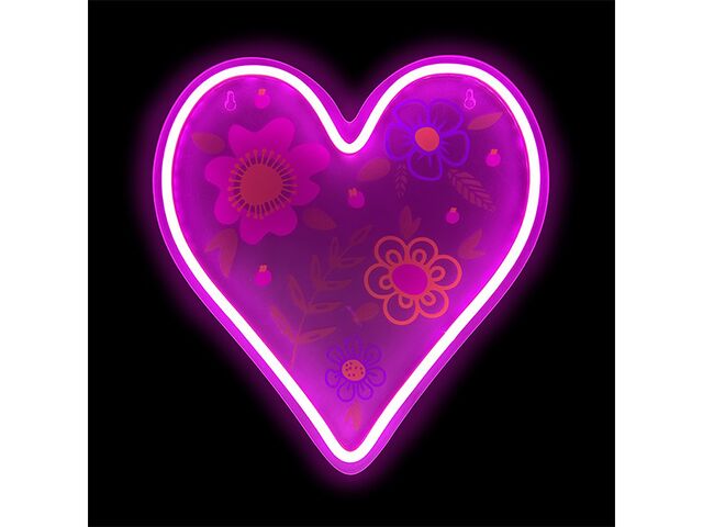 Obrázek produktu Svítidlo nástěnné Neon LED Srdce