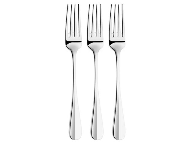 Obrázek produktu Vidlička dezertní CAPRI, 3ks, stříbrná, 18,9 cm