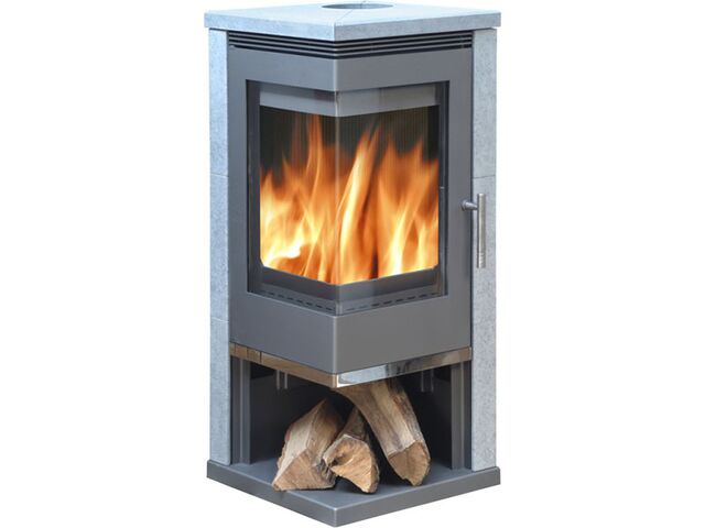 Obrázek produktu Kamna krbová ABX Admirál, kámen mastek/vč.horní desky/černá, 7kW