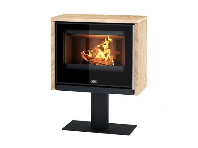 Obrázek produktu Krbová kamna ABX Osaka, kámen pískovec/černá, 6,5kW