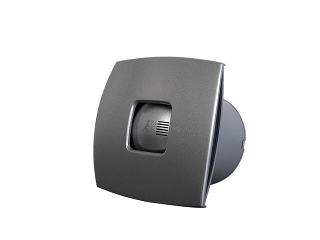 Obrázek produktu Ventilátor MTG Ø 100, 98 m3/h, 15W, senzor + klapka + příruba, stříbrný