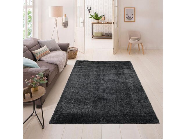 Obrázek produktu Kusový koberec Puffy Shaggy, antracit KB22, 80x150
