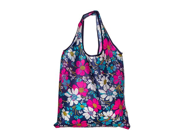 Obrázek produktu Taška nákupní skládací PU 59x37 cm, dekor květy