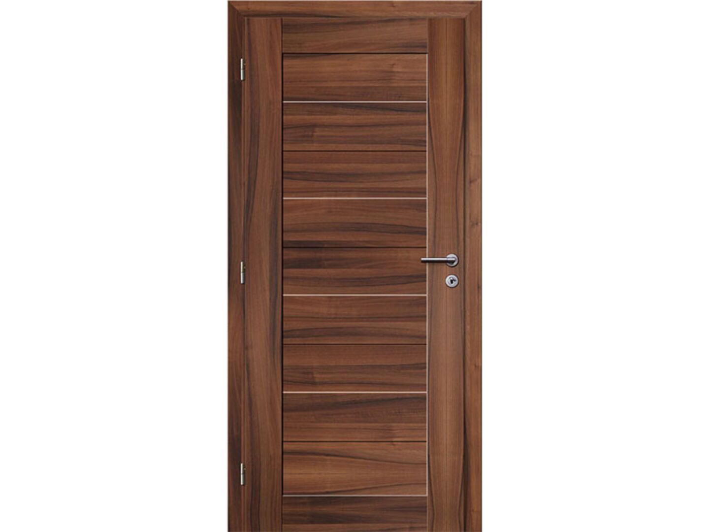 SOLODOOR Dveře rámové Türen 41 plné ořech fólie, 80L