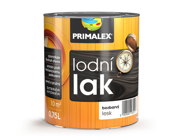 Obrázek produktu Lak lodní Primalex lesklý, bezbarvý 0,75 l