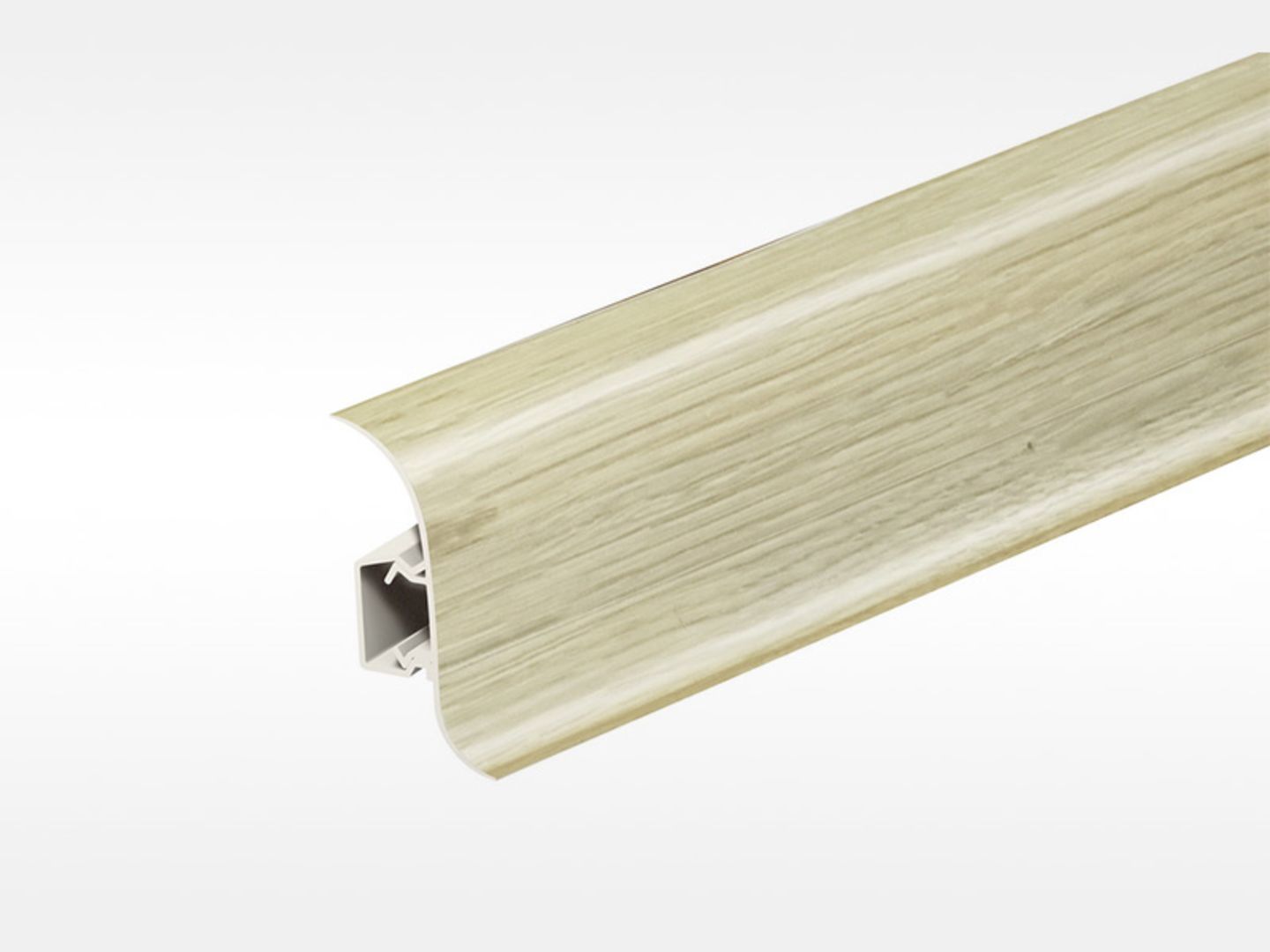 Lišta podlahová NG56, PVC Dub polární, 20x56x2500mm