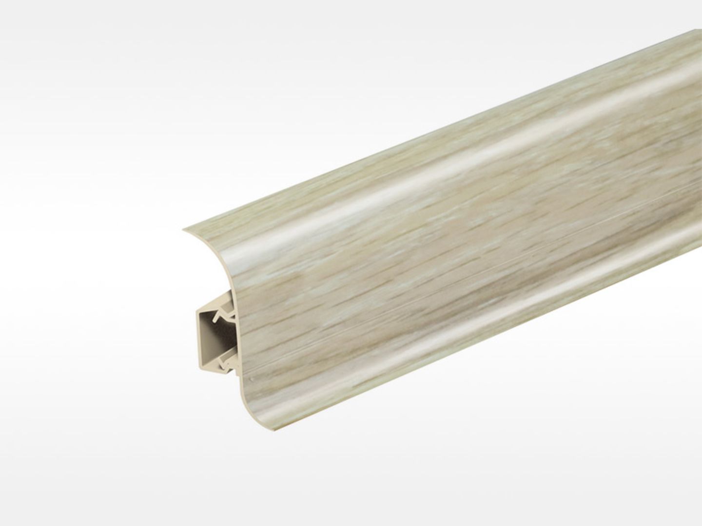 Lišta podlahová NG56, PVC Dub pískový, 20x56x2500mm