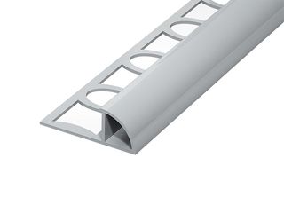 Obloučková lišta PVC šedá 2,5 m