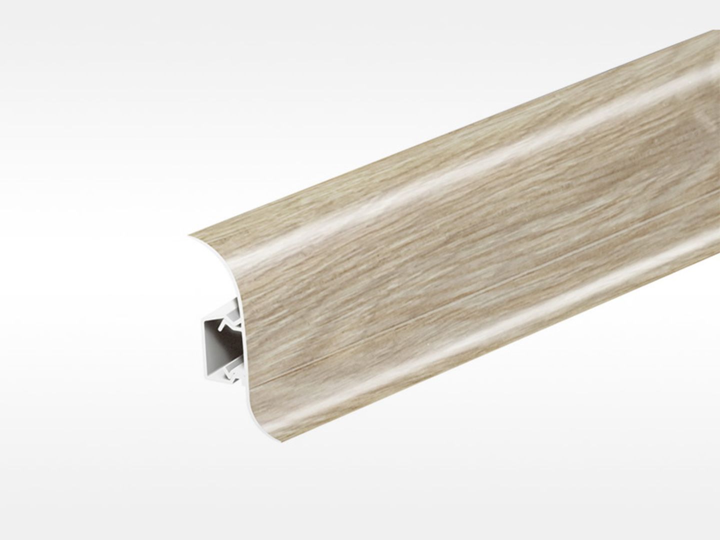 Lišta podlahová NG56, PVC Dub Burgunský , 20x56x2500mm