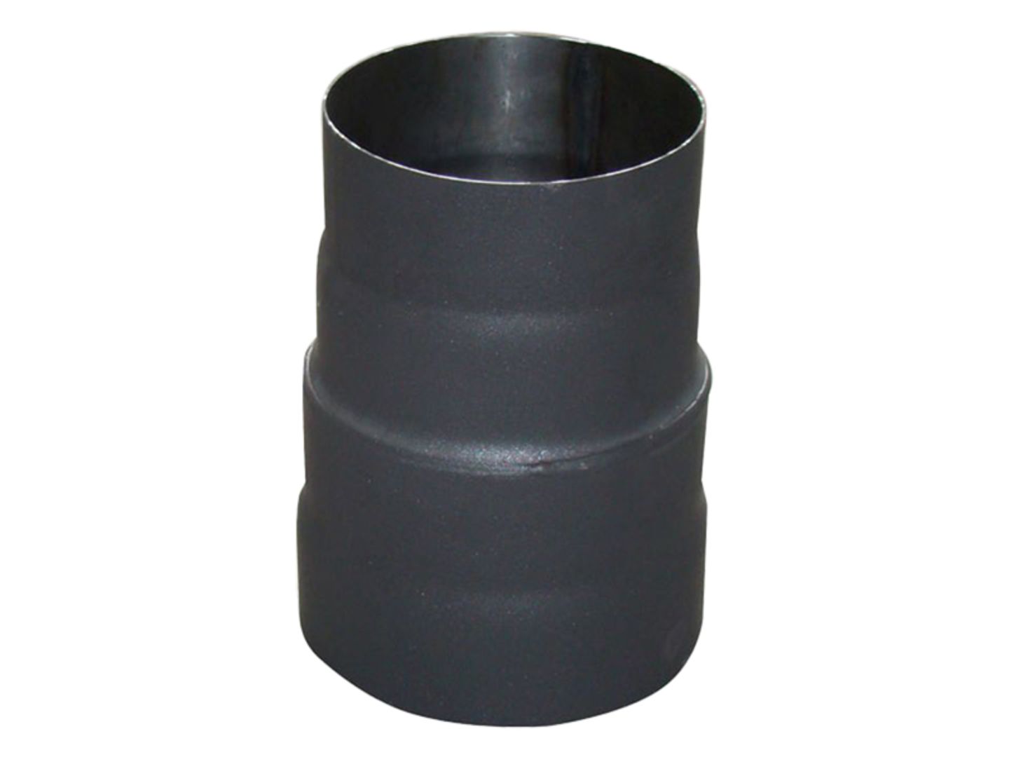 Redukce trubková Ø200/150mm (d.160mm) tl.1,5mm, černá