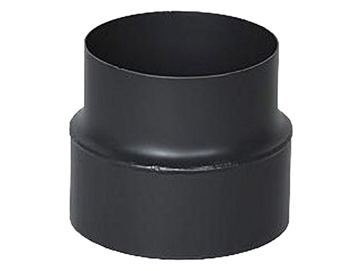 Redukce trubková Ø180/130mm (d.160mm) tl.1,5mm, černá