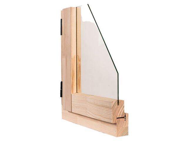 Obrázek produktu Okno dřevěné borovice jednoduché 40 mm