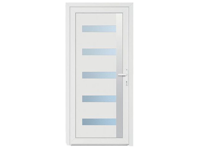 Obrázek produktu Dveře vchodové plastové TEXAS, bílé