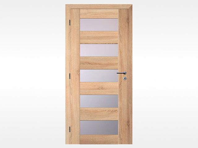 Obrázek produktu Rámové dveře Türen 40 prosklené, dub sonoma, Solo struktur