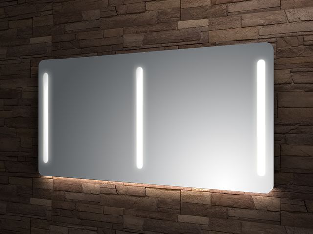 Obrázek produktu Zrcadlo ELLUX Linea s LED osvětlením a podsvícením spodní hrany - velké