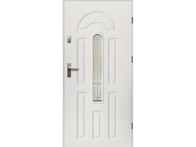 Obrázek produktu Dveře vchodové ocelové MILO, bílé