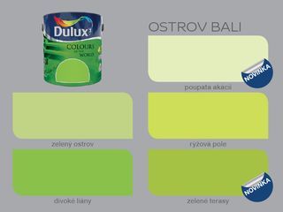 Obrázek 1 produktu Dulux Color of the World - odstíny ostrova Bali