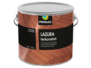 Tenkovrstvá lazura Primalex synt 2,5 l - mix barev