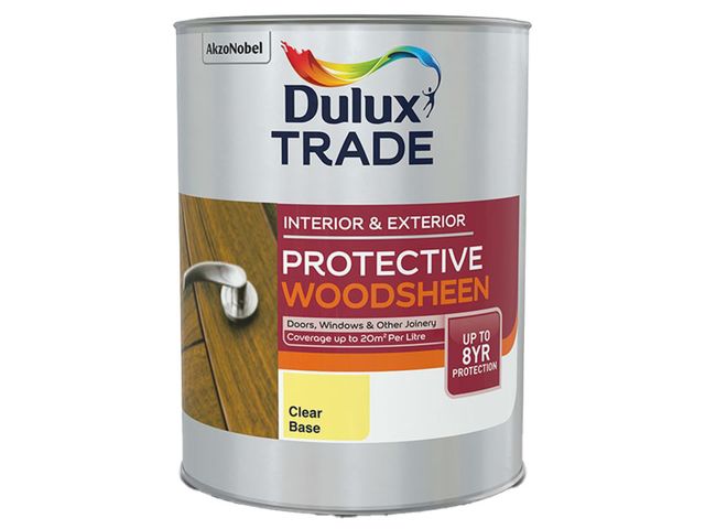 Obrázek produktu Lazura Dulux Protective Woodsheen, sametově lesklá, báze clear 1 l