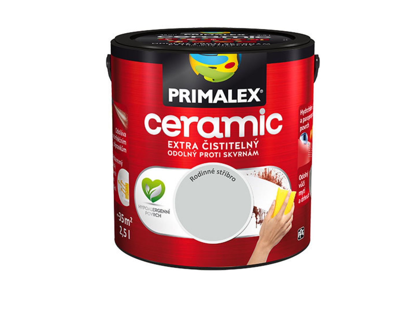 Primalex Ceramic Rodinné stříbro 2,5 l