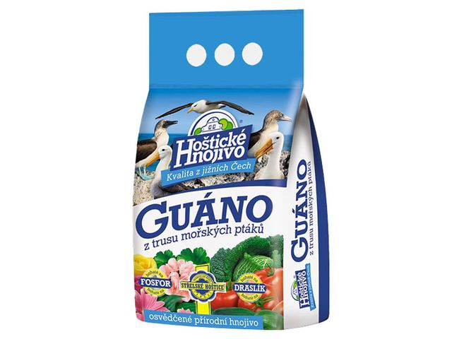 Obrázek produktu Guáno Hoštické, granulované, 2,5kg