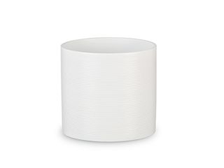 Keramický obal Panna, bílý vroubkovaný / 828
