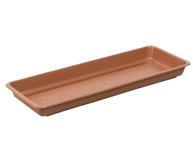 Obrázek produktu Podmiska plastová pod truhlík Garden a Trend 60cm, terakota