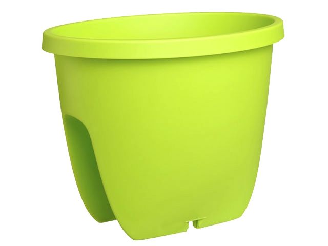 Obrázek produktu Truhlík na zábradlí Balconia OVI na zábradlí zelený