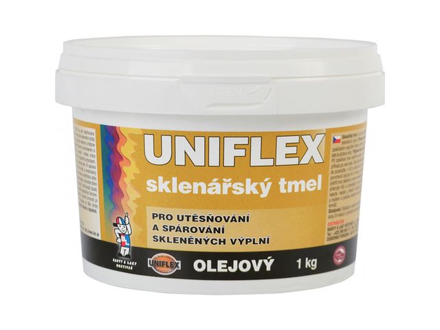 Obrázek produktu Tmel sklenářský Uniflex 1 kg