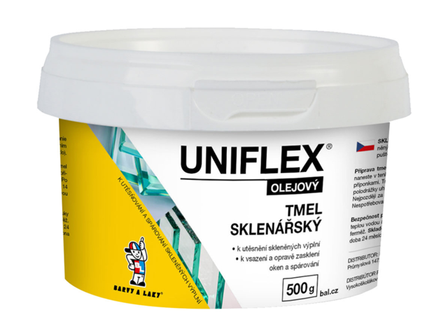 Obrázek produktu Tmel sklenářský Uniflex 500 g