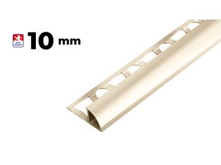 Lišta obloučková PVC jasmín 2,5m