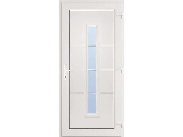 Obrázek produktu Dveře vchodové plastové Tenerife, bílá/bílá