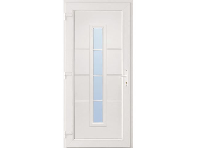 Obrázek produktu Dveře vchodové plastové Tenerife, bílá/bílá