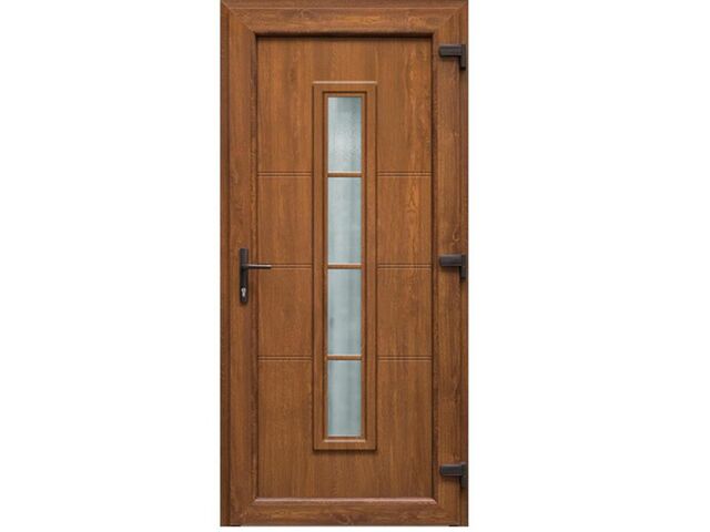 Obrázek produktu Dveře vchodové plastové Tenerife, zlatý dub