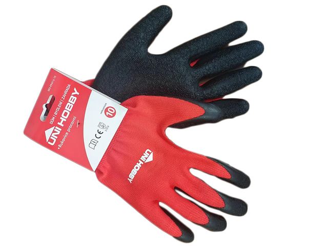 Obrázek produktu Rukavice povrstvené UNI HOBBY vel. 10