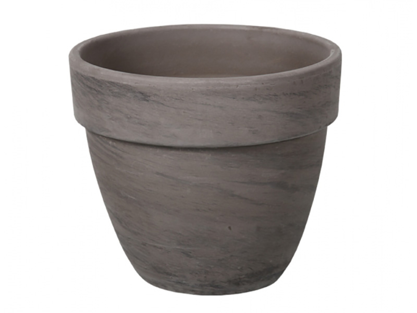 Květník LEVANTE keramický, čedičový, pr.21cm v.18cm