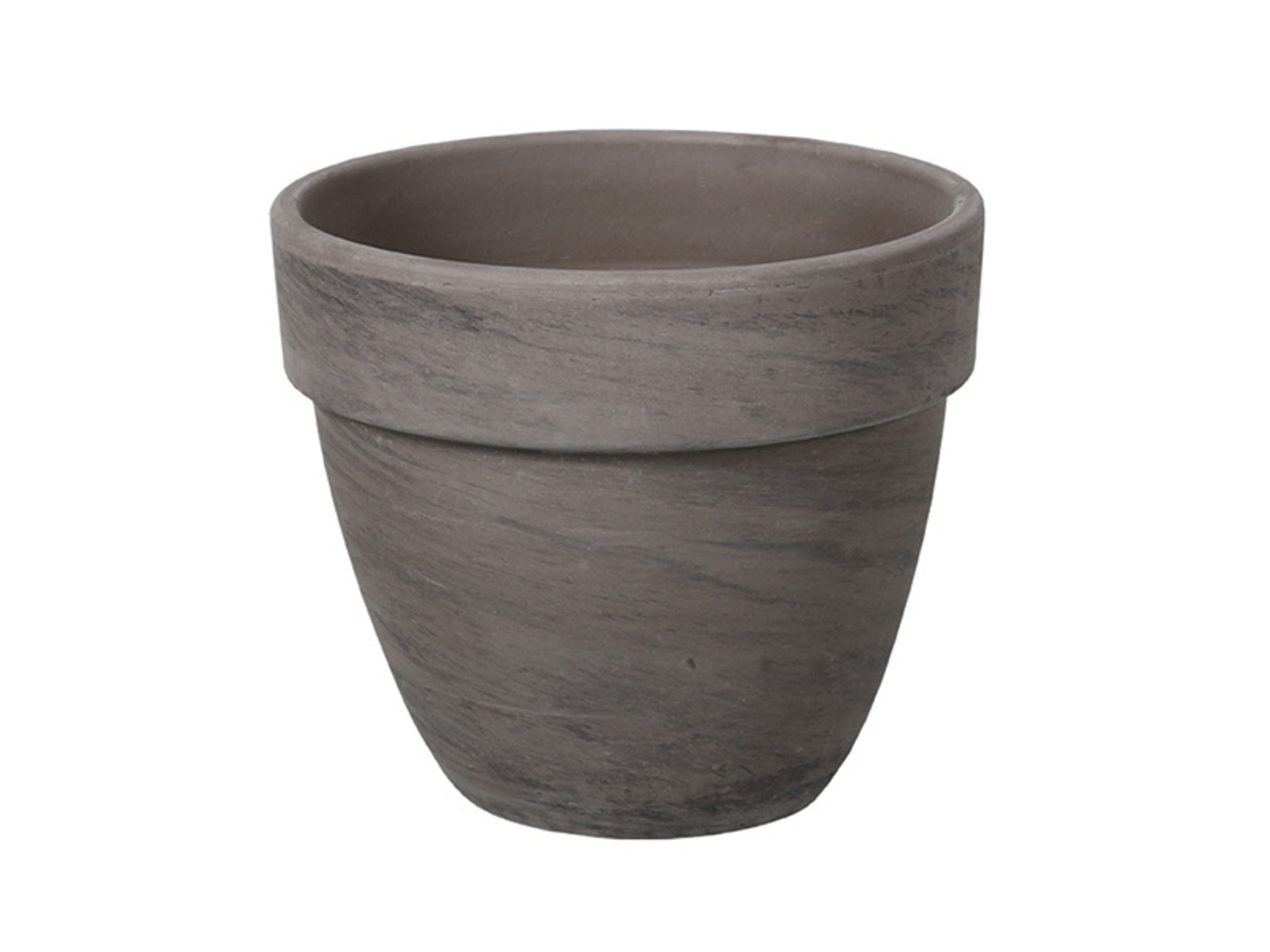 Květník LEVANTE BASALT keramický pr.19x16cm