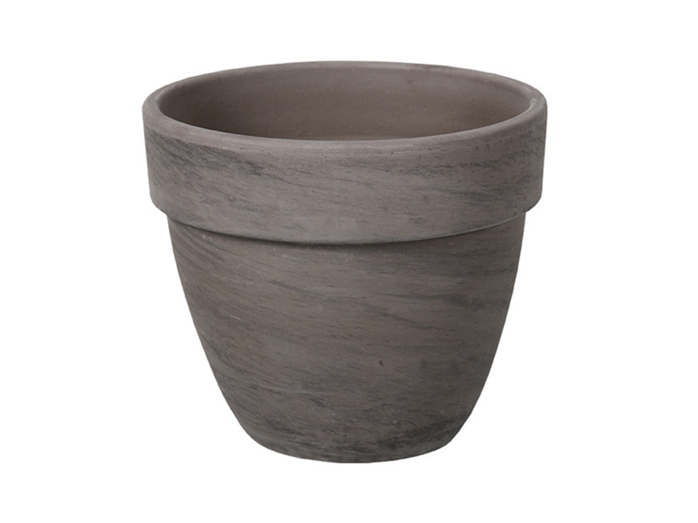 Květník LEVANTE BASALT keramický pr.24x19cm