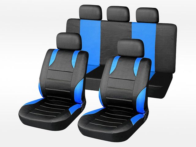 Obrázek produktu Potahy sedadel sada 9ks SPORT modré AIRBAG