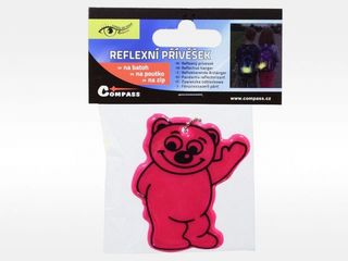 Obrázek 1 produktu Přívěšek reflexní BEAR - fialový