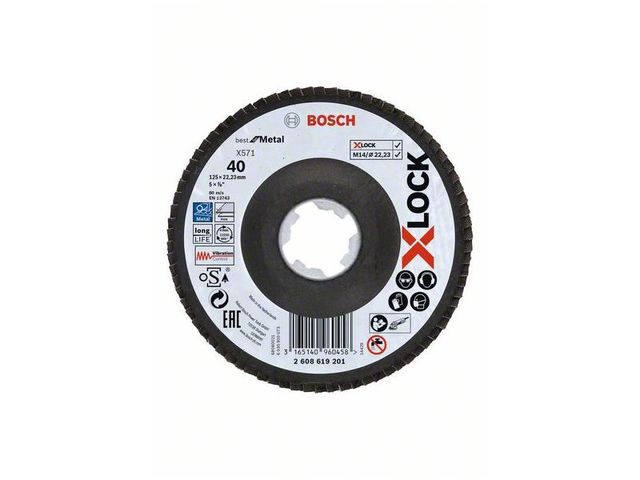 Obrázek produktu Kotouč brusný lamelový X-LOCK 125 mm, X571