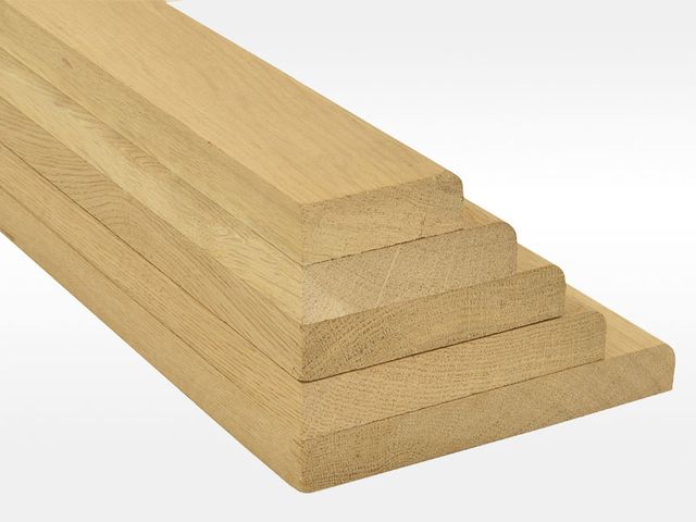 Obrázek produktu Dveřní práh 70 cm (výška 2 cm), dub
