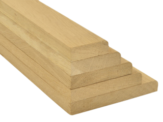 Dveřní práh 80 cm (výška 2 cm), dub